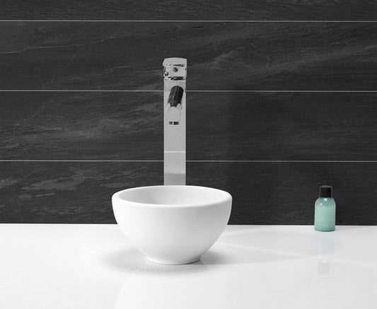 Opbouw Solid Surface Fontein Wiesbaden Rond 20x20x11 cm