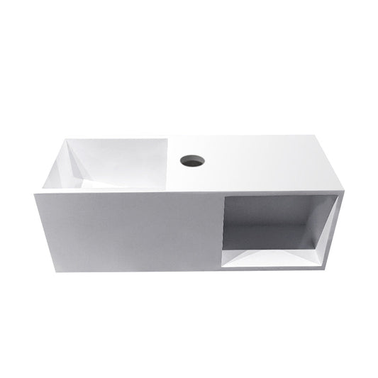 Julia fontein met nis 54 x 20 x 20 cm solid surface