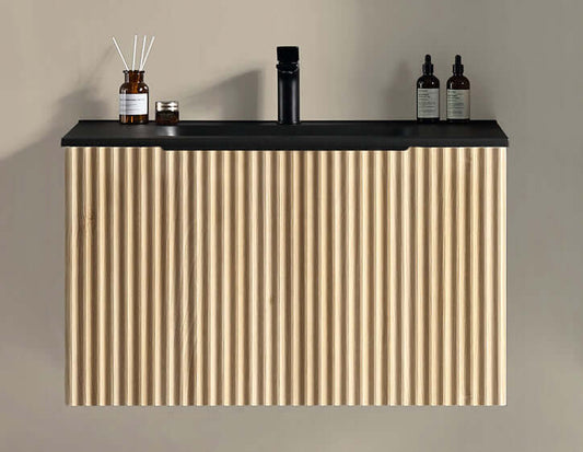 Ribella Unterschrank Wiesbaden mit 1 Schublade 100x45 cm Natürliches Eichenholz