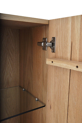 Wiesbaden Vision Eichen Badezimmermöbel 160x35x35 cm (links und rechts)