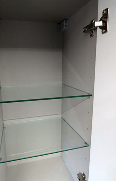 Vision 160x35x35 cm witte hoge kast 160 cm met 2 deuren, Wiesbaden