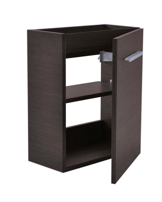 Vision L/R fonteinkast Wiesbaden met 1 deur, 40x21 cm in grijs eiken