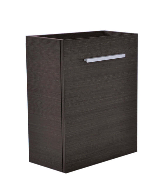 Vision L/R fonteinkast Wiesbaden met 1 deur, 40x21 cm in grijs eiken