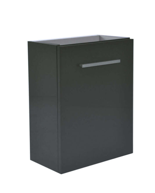 Vision Fonteinkast Wiesbaden L/R 1 Deur 40x21 Hoogglans Grijs