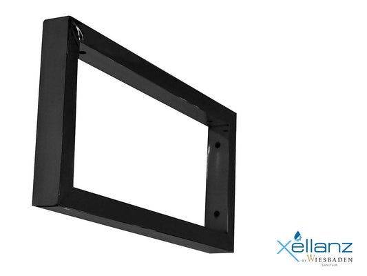 Aufhängebügel für Waschbeckenplatte Wiesbaden 46x22 cm Matt Schwarz (pro Stück)