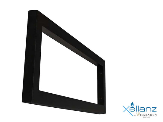 Ophangbeugel quadratisch 400 x 140 mm matt schwarz