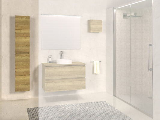 Bologna Kolomkast Wiesbaden Hoog 160 Cm, 160X40X35 Nato (2 Türen)