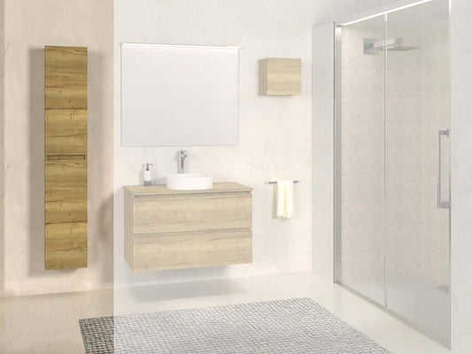 Bologna Kolomkast Wiesbaden Hoog 160 Cm, 160X40X35 Nato (2 Deurs)