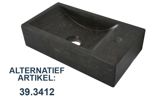 Recto Natuursteen Fontein Wiesbaden 40X22X10Cm (Kraangat Recht)