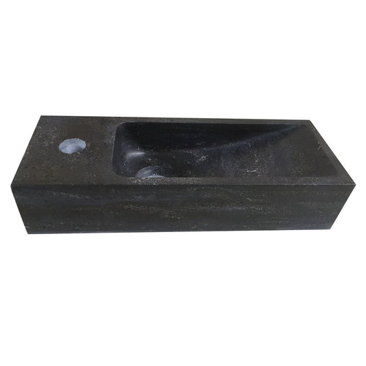 Blauwsteen Smal Links Fontein Wiesbaden 38x14x8 cm