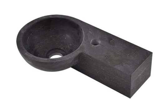 Blauwsteen Runde Brunnen Wiesbaden Rechts 40x23x10 cm