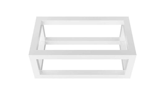 Nick Fonteinframe Wiesbaden 39,5x15x21,5 cm mat wit, ideaal als Frame voor Fontein in badkamer.