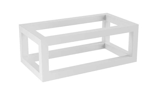 Nick Fonteinframe Wiesbaden in mat wit, ideaal als Frame voor Fontein in badkamer of toilet.