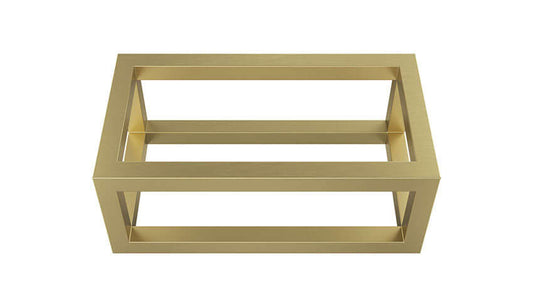 Wiesbaden Nick Rahmen für Brunnen 39,5x15x21,5 cm Gebürstetes Messing