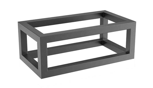 Nick Fonteinframe Wiesbaden 39,5x15x21,5 cm Gunmetal, modern design fonteinframe for bathrooms.