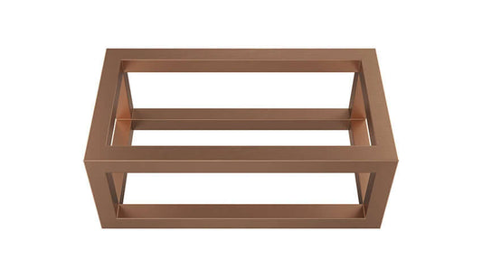 Nick Rahmen für Brunnen Wiesbaden 39,5x15x21,5 cm Gebürstetes Bronze Kupfer