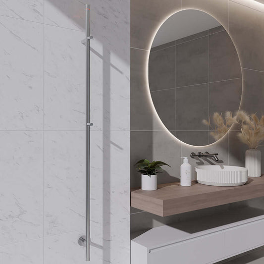 Wiesbaden Callista 60 Watt 150 cm Chrom Elektrischer Stabhandtuchheizkörper