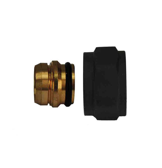 Riko Eurokonus/Compressie Adapter 15 mm Mat Zwart Wiesbaden