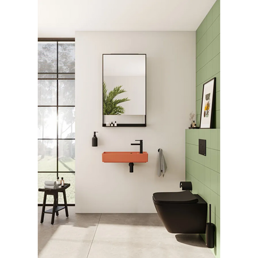 VitrA Integra Square Hangtoilet met Bidet – aansluiting voor externe stopkraan