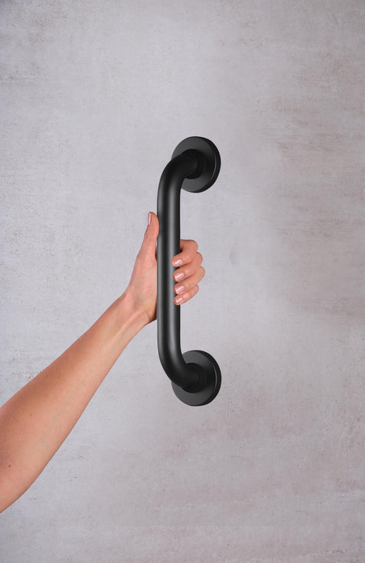 Ridder Sam Badhandgriff Wiesbaden 30 Cm in Matt Schwarz