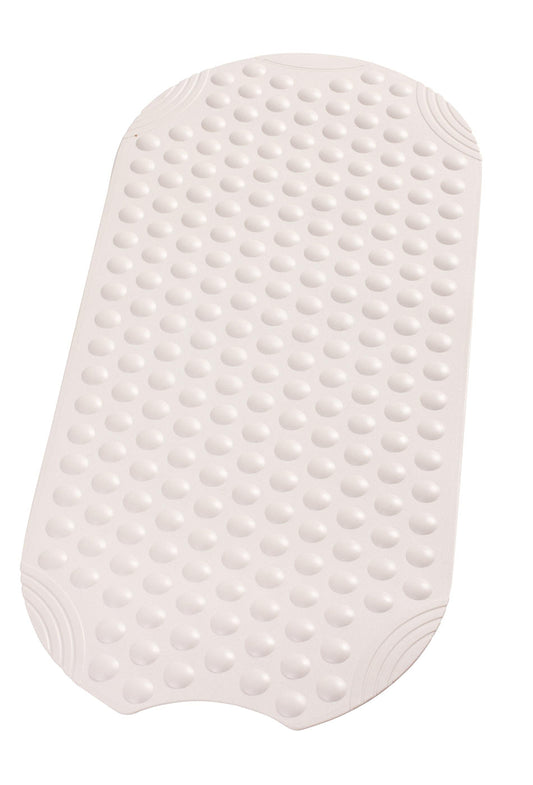 Wiesbaden Ridder Tecnoplus 38x89 cm weiße rutschfeste Badematte
