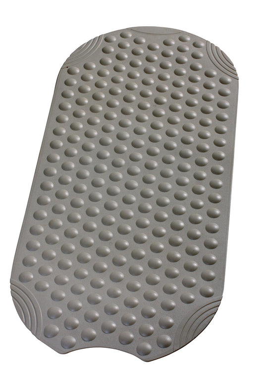 Tecnoplus Antirutsch-Badmatte Wiesbaden Ridder 38x89 cm Grau