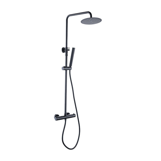 Caral-Eco Regendusche Wiesbaden Twenty mit 20 cm Regendusche und Handbrause in mattschwarz