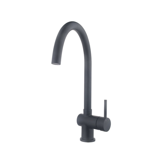 Caral Küchenmischbatterie Wiesbaden Matt Schwarz