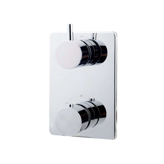 Caral Thermostat 2-Wege Chromabdeckungsset Wiesbaden