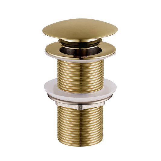 Caral Verlängerte 5/4" Clickwaste Wiesbaden Gebürstetes Messing