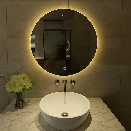 Giro Ronde Spiegel Wiesbaden met LED Verlichting in 80 Cm