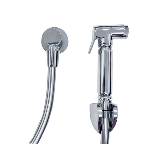 Komplettes Set Knijphanddusche, Schlauch und Eckstopphahn Wiesbaden