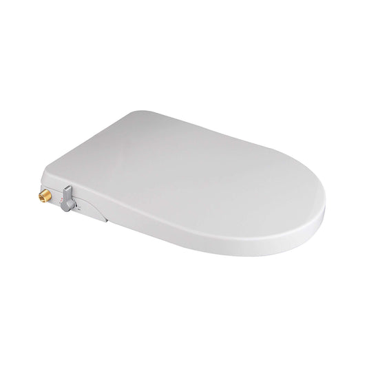 Toiletbril Flush stroomloze douche-wc-zitting Wiesbaden met sproeier in het wit