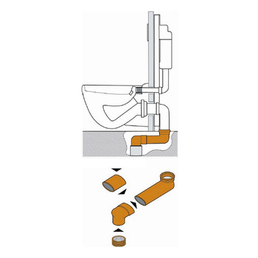 Jump Curve Wiesbaden 72Mm ⌀ 9/11 Verstellbar von 14,5 bis 34,5Cm