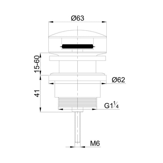 Luxe 5/4 Laags Clickwaste Mat Zwart Wiesbaden