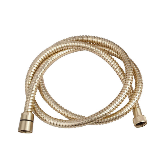 Luxe konische Duschschlauch Wiesbaden 150 cm in gebürstetem Messing Gold