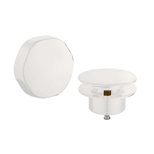 Luxe Knop/Plug Badoverloop Wiesbaden Glans Wit