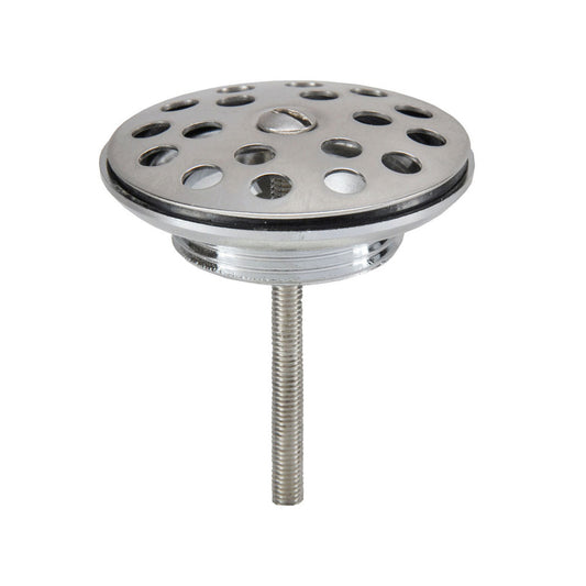 Messing Stecker Wiesbaden Chrom Gitter 5/4"