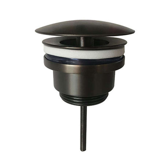 Niet-afsluitbaar vast afval Wiesbaden 5/4" in brons