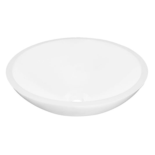 Opzetmontage Solid Surface Fontein Wiesbaden Rond 43X43X13 Cm