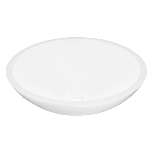 Opzetmontage Solid Surface Fontein Wiesbaden Rond 43X43X13 Cm