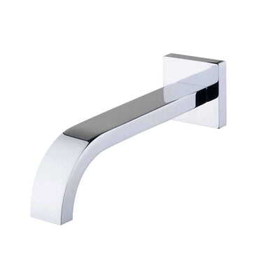 Rombo baduitloop vierkant 25 cm 1/2'' chroom