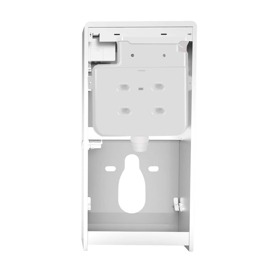 Sensorinbouwreservoir Wiesbaden met conversie in zwart, kunststof inbouwreservoir met zwarte afwerking