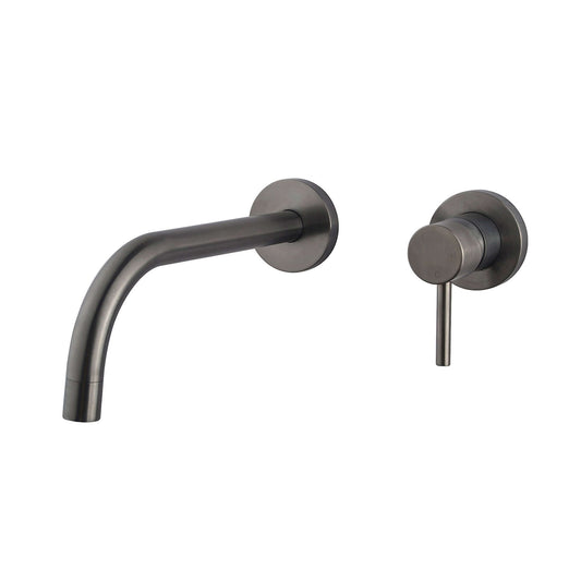 Schlanker Einhebel-Waschtischmischer Wiesbaden mit Kaltstart in Bronze