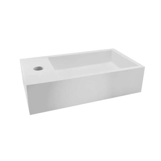 Solid Surface Fontein Wiesbaden 40X22X10 Cm (Links)
