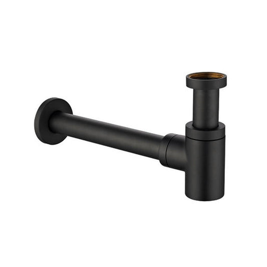 Star Luxe Lage Siphon Wiesbaden 5/4" in Matt Schwarz