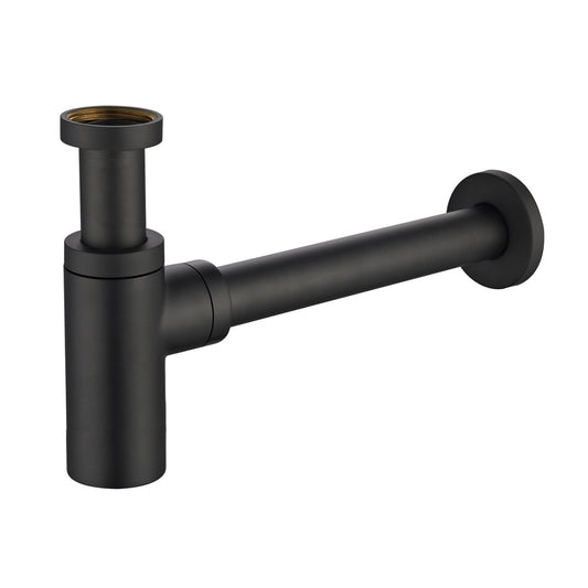 Star Luxus 5/4 Matzwarte Wandrohr mit Rosette Siphon, Wiesbaden