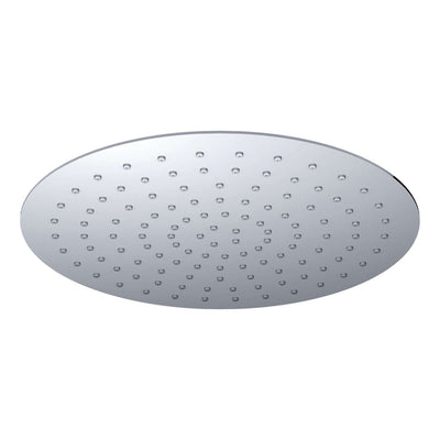 Ufo hoofddouche rond 30 cm chroom