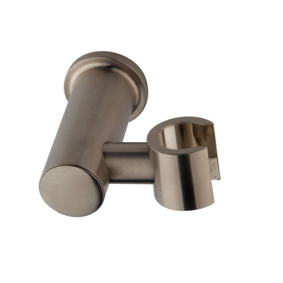 UniMatch wandhanddouchehouder kantelbaar geborsteld staal PVD