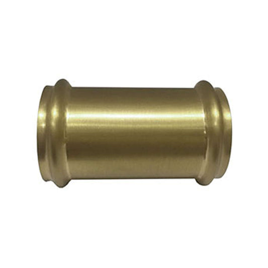 UniMatch Rohrverbinder 32 mm gebürstetes Messing PVD